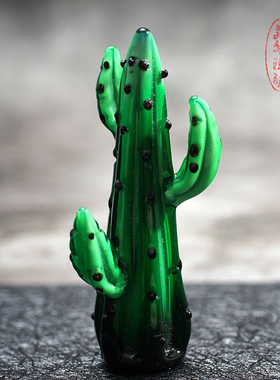 仙人掌琉璃向日葵手作植物摆件