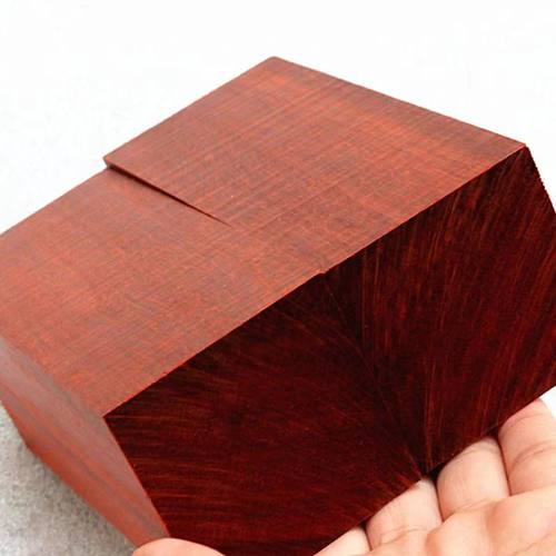 正品鸡血红小叶紫檀唢呐杆料雕刻葫芦镇尺手工发簪料牌子收藏老料 - 图1