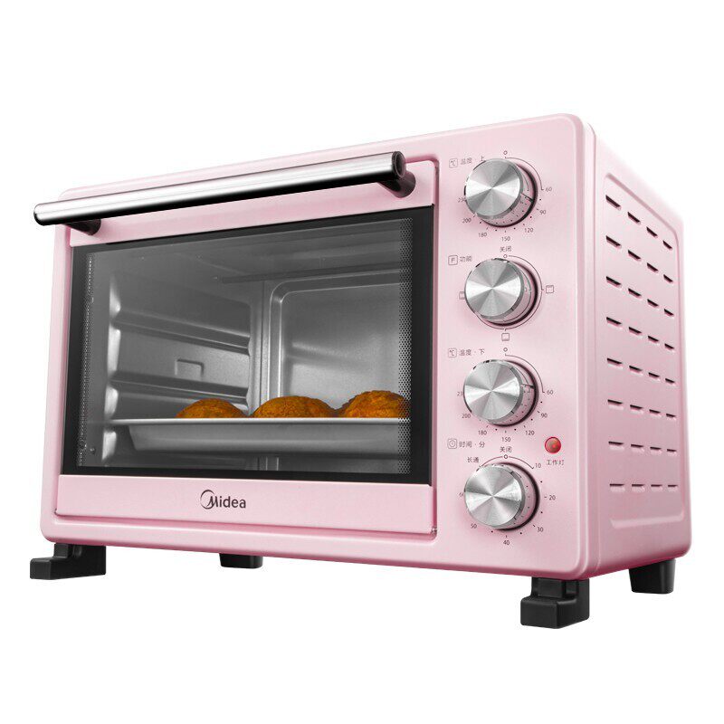美的家用多功能25l全自动电烤箱 中营电器电烤箱