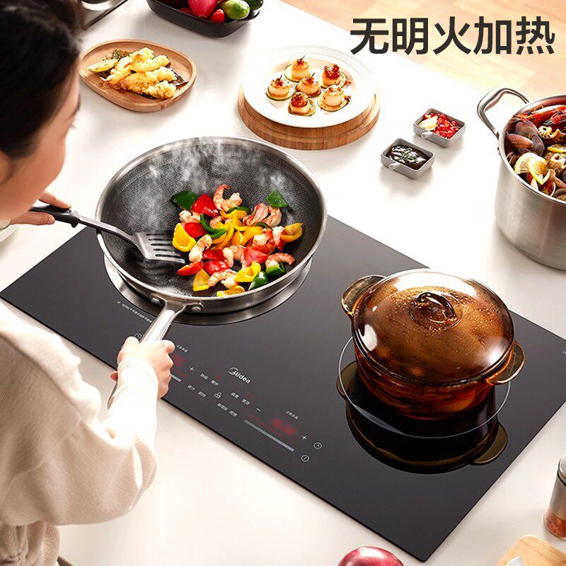 美的双灶家用嵌入式多头灶新红外炉 中营电器电磁炉/陶炉