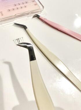 假睫毛镊子单簇分段 美睫开花种植嫁接睫毛 专用辅助工具神器