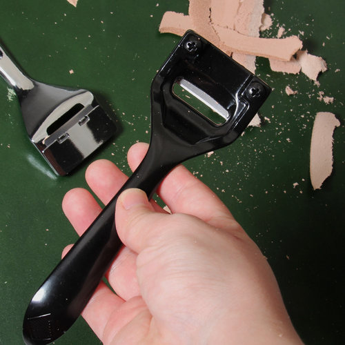 手工皮具DIY 打包器 削薄刀 刮薄刀 片皮刀 超耐久刀片自带三刀片 - 图3