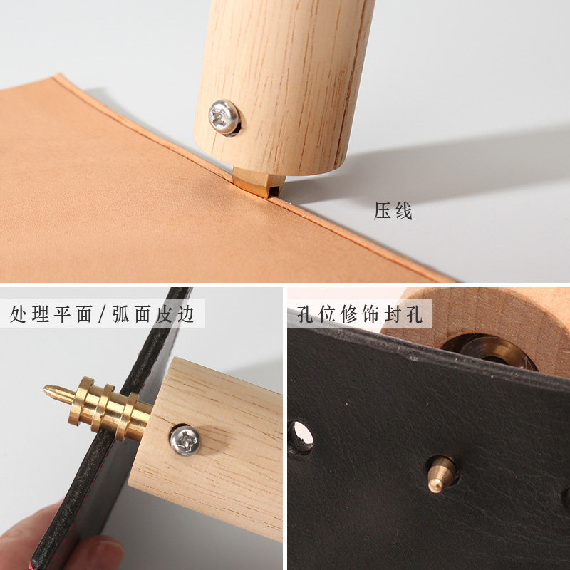 手工皮具DIY 皮革电热纯铜压边器黄铜修边压线烫边头边线器电烙铁,淘宝优惠券,粉丝福利购,淘宝优惠卷