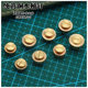 Handmade leather goods pure copper hardware bucket foot nail bottom