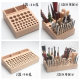 Handmade leather DIY46 holes/98 hole punching diamond chops beech veneer engraving and printing tool holder multi-function storage table