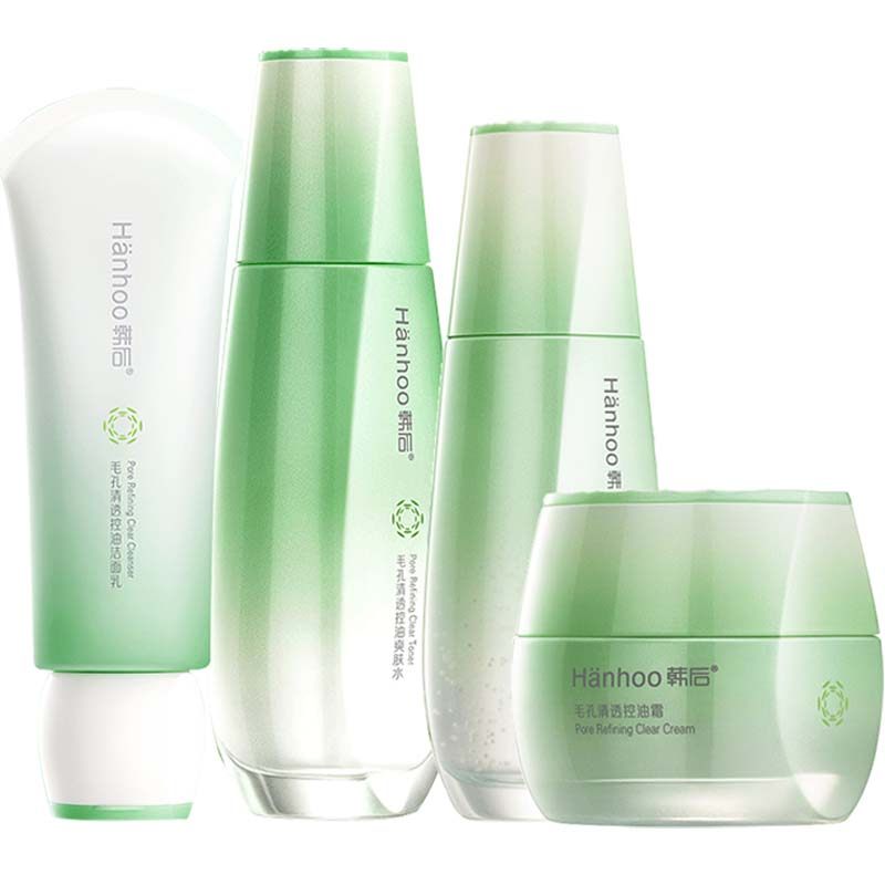 韩后水乳护肤品套装全套学生补水 沁水百合化妆品面部护理套装