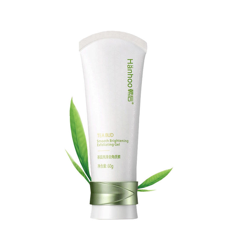 韩后茶蕊面部女去黑头死皮去角质素 沁水百合化妆品面部磨砂/去角质