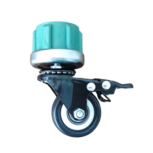 滑轮万向轮不锈钢置物架专用轮子配件货架层架厨房货架工作台滑轮 - 图3