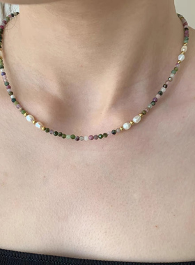 钛钢项链 法式复古轻奢精致叠戴项链女小众设计独特气质锁骨链