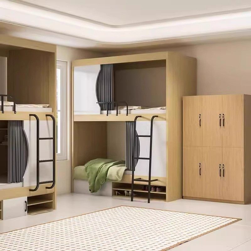 太空舱电竞酒店上下床青旅民宿双层床公寓床学生宿舍实木上下铺,淘宝优惠券,粉丝福利购,淘宝优惠卷