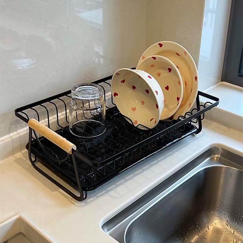 厨房碗碟沥水架家用台面碗筷柜滤水置物架大容量水杯收纳筐收纳篮,淘宝优惠券,粉丝福利购,淘宝优惠卷
