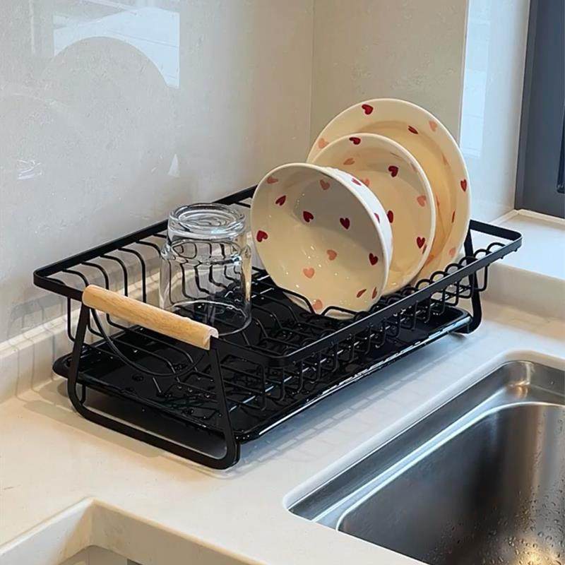 厨房碗碟沥水架家用台面碗筷柜滤水置物架大容量水杯收纳筐收纳篮,淘宝优惠券,粉丝福利购,淘宝优惠卷