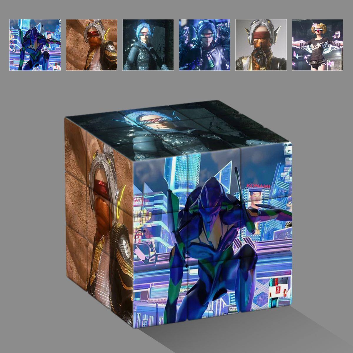 和平精英皮肤和平精英木乃伊墨龙新款新皮肤帅气学生益智三阶图案魔方玩具礼物