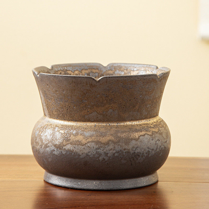 粗陶建水茶洗陶瓷茶渣缸桌面水洗倒茶叶废水缸茶水桶茶水盂烟灰缸,淘宝优惠券,粉丝福利购,淘宝优惠卷