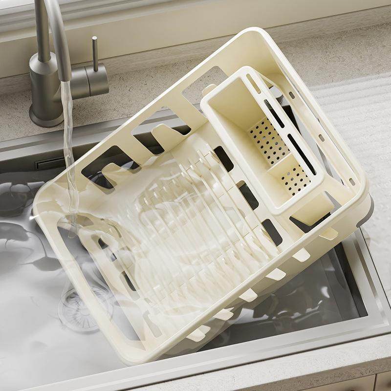 沥水碗架大容量家用厨房台面碗筷整理碗碟大号盘子多功能收纳架,淘宝优惠券,粉丝福利购,淘宝优惠卷