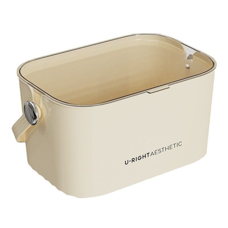 收纳框塑料大号沐浴筐底部也镂空带盖卫生间洗澡置物框收纳筐篮,淘宝优惠券,粉丝福利购,淘宝优惠卷