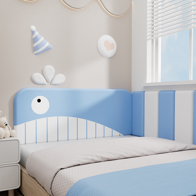 榻榻米软墙围贴儿童房床头靠垫板软自粘防撞墙贴卡通靠背定制,淘宝优惠券,粉丝福利购,淘宝优惠卷