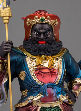 适用关平周仓神像关公左右副将居家将军多规格家用桌面神像摆件