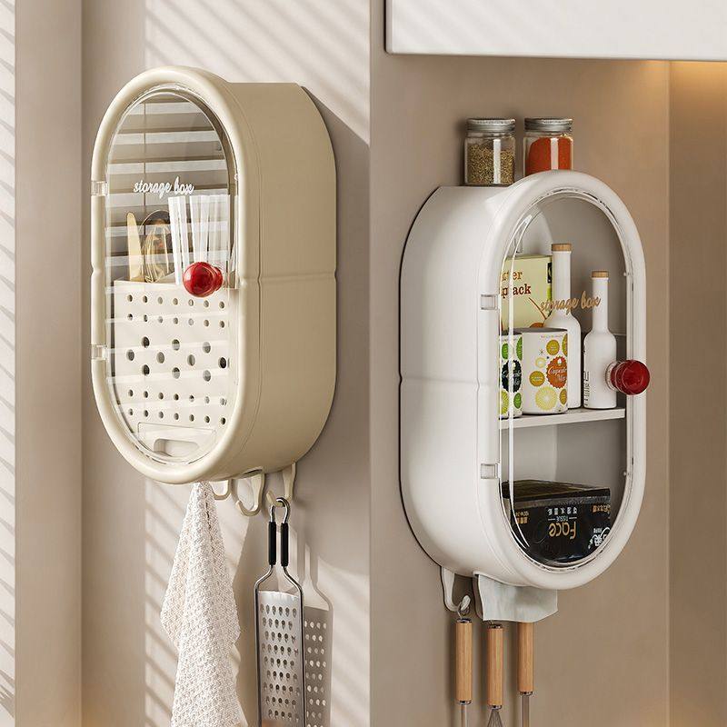 家用筷子收纳盒厨房大容量勺子收纳架免打孔壁挂沥水筷子筒收纳盒,淘宝优惠券,粉丝福利购,淘宝优惠卷