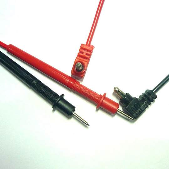 Multímetro digital Pluma de prueba tipo L Multímetro Varilla de 830 metros Pluma de prueba multímetro digital Pluma de prueba de enchufe de 90 grados