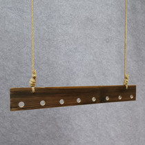 Clothing Store Hanger Solid Wood Hemp Rope Rings Hanger Upper Wall Hanging Boom Hanger Suspended Ceiling Suspension Hook