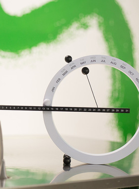 磁力球手动乔迁墙壁挂件万年历