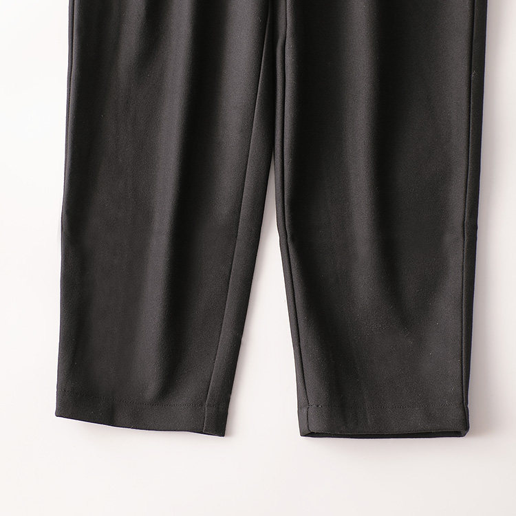 244731 冬休闲裤 女长款纯色热销中高腰垂感通勤风宽松显瘦版