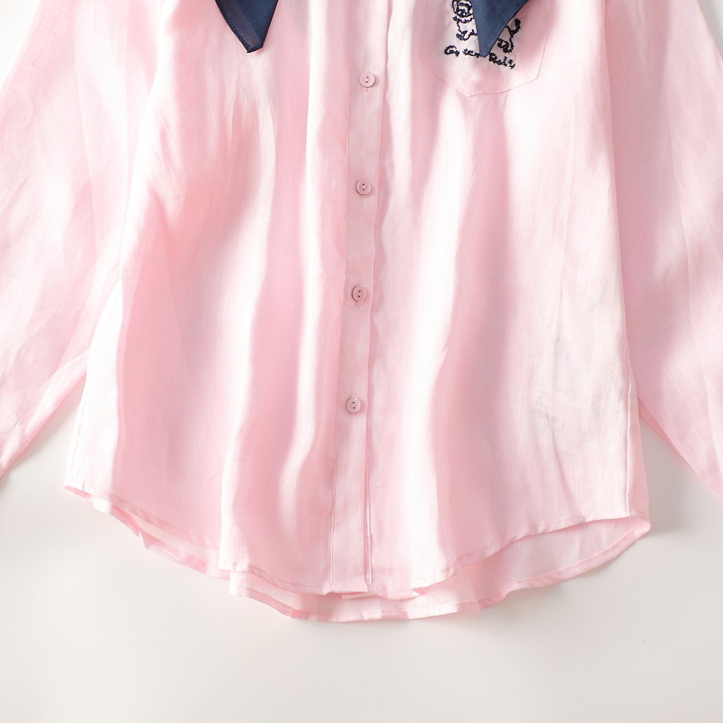 246853 秋棉麻衬衫 女中长款长袖单排扣清仓,淘宝优惠券,粉丝福利购,淘宝优惠卷