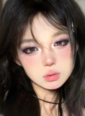 棉线黑梗恶魔狐系浓密斜飞假睫毛