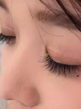 毛绒绒仿真柔软假睫毛多层凌乱