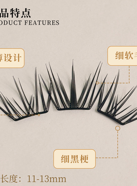 梦朵公主神明少女免胶假睫毛女