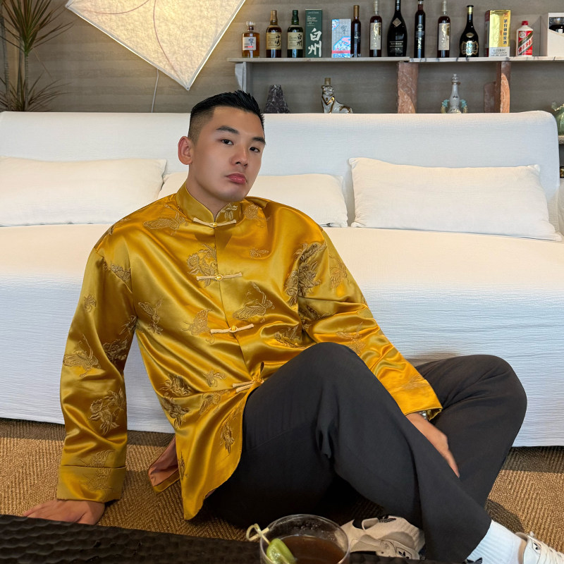 玉盘三重门新款春秋唐装羊毛丝毛缎桑蚕丝外套盘扣唐装上衣国风男,淘宝优惠券,粉丝福利购,淘宝优惠卷