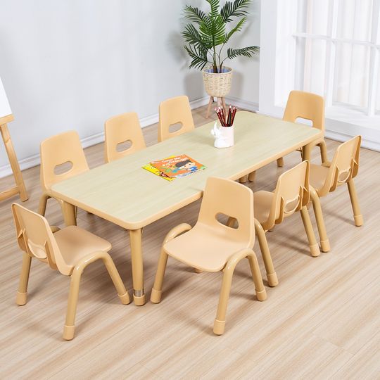 Kindergarten table can be customized lifting learning painting table