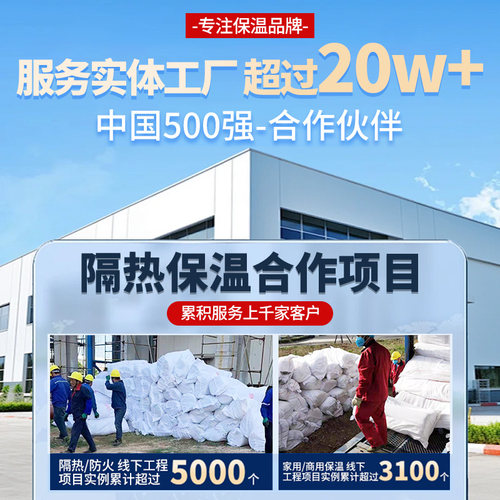 隔热棉耐高温防火棉保温棉无石棉岩棉纤维板硅酸铝针刺毯耐火材料 - 图0