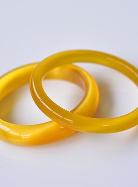 韩版正品细款黄猫眼石手镯时尚水晶镯饰品女猫眼效应明显天然新款