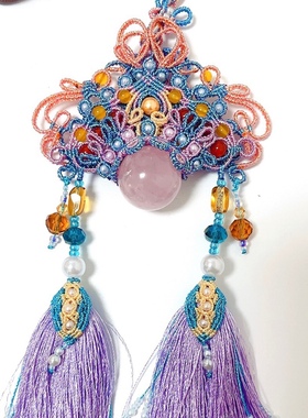 材料包幻彩手工钥匙扣刀马旦