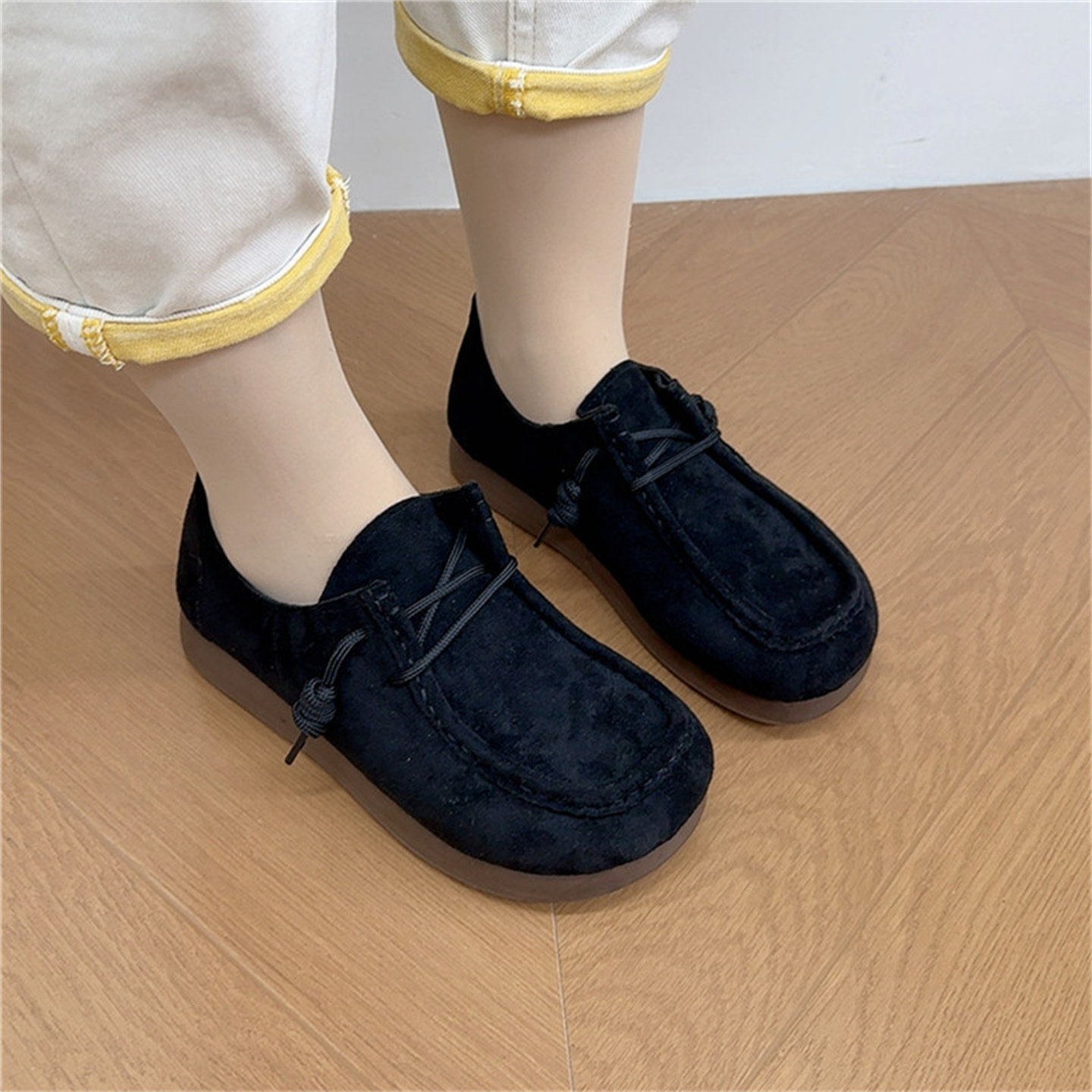 新款老北京布鞋早秋洋气袋鼠鞋软底勃肯女鞋复古休闲鞋百搭豆豆鞋,淘宝优惠券,粉丝福利购,淘宝优惠卷