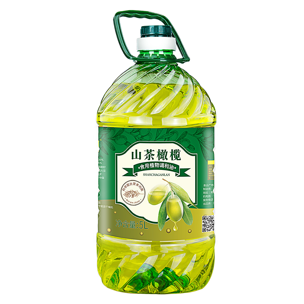 陈氏山茶橄榄油食用油植物调和油5L*4桶装家用压榨油5升整箱团购-图2