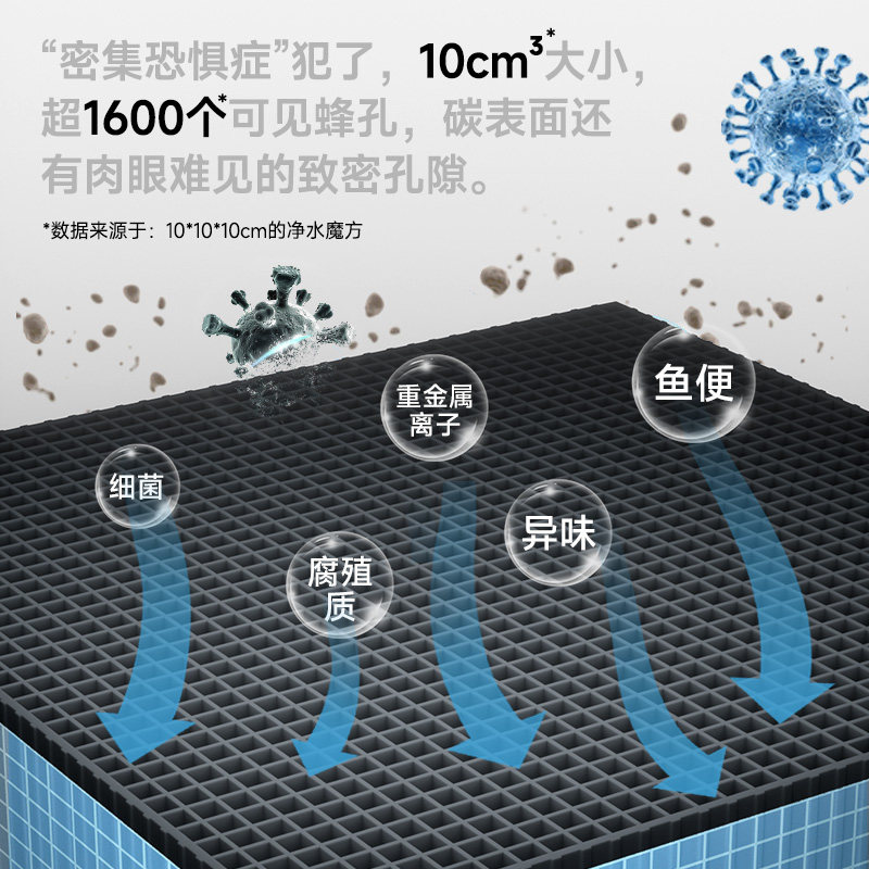 yee活性炭鱼缸滤材净水魔方小号除臭去腥除去黄水细菌屋过滤材料,淘宝优惠券,粉丝福利购,淘宝优惠卷