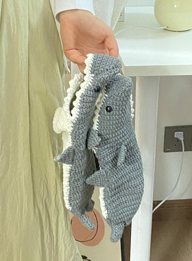 细牛奶棉手工钩织袜子DIY
