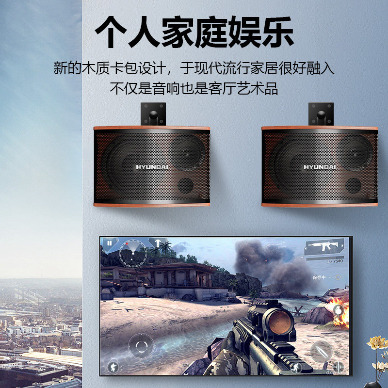 现代家庭ktv套装全套点歌机壁挂 晓桐数码KTV/卡拉OK音箱