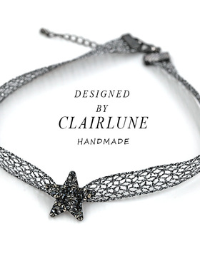 choker韩国脖子蕾丝水晶短款项圈