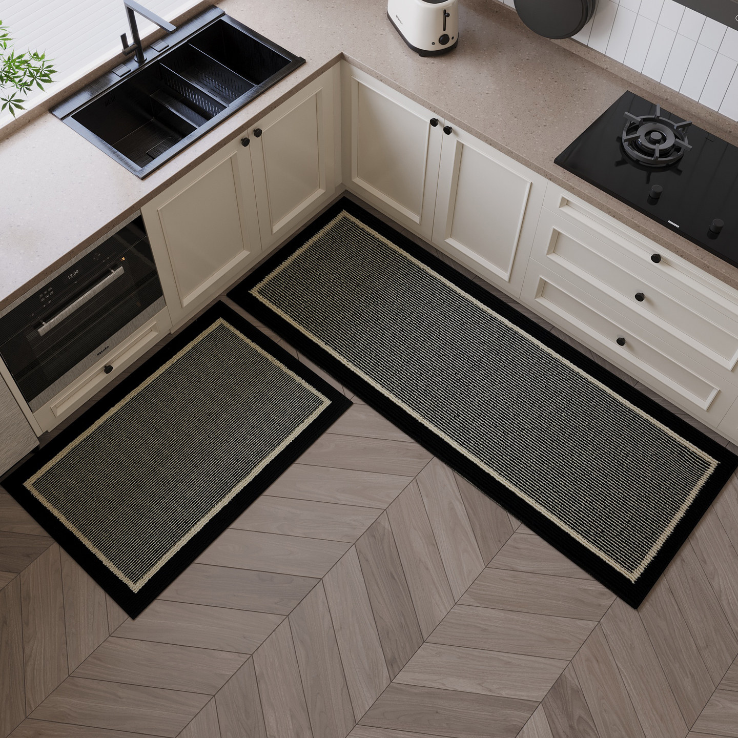 厨房地垫防滑防油专用吸水脚垫长条防水垫高级感耐脏2025新款地毯,淘宝优惠券,粉丝福利购,淘宝优惠卷