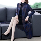 Плащ для матери, куртка, осенний лонгслив, коллекция 2021, для среднего возраста, большой размер