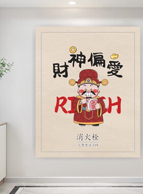 消防栓装饰遮挡贴纸遮丑
