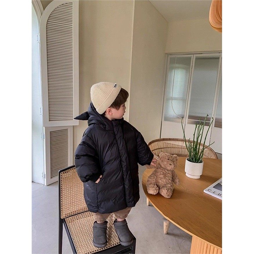 英国DHWA儿童羽绒服男童冬季宝宝中长款加厚白鸭绒保暖棉服外套,淘宝优惠券,粉丝福利购,淘宝优惠卷