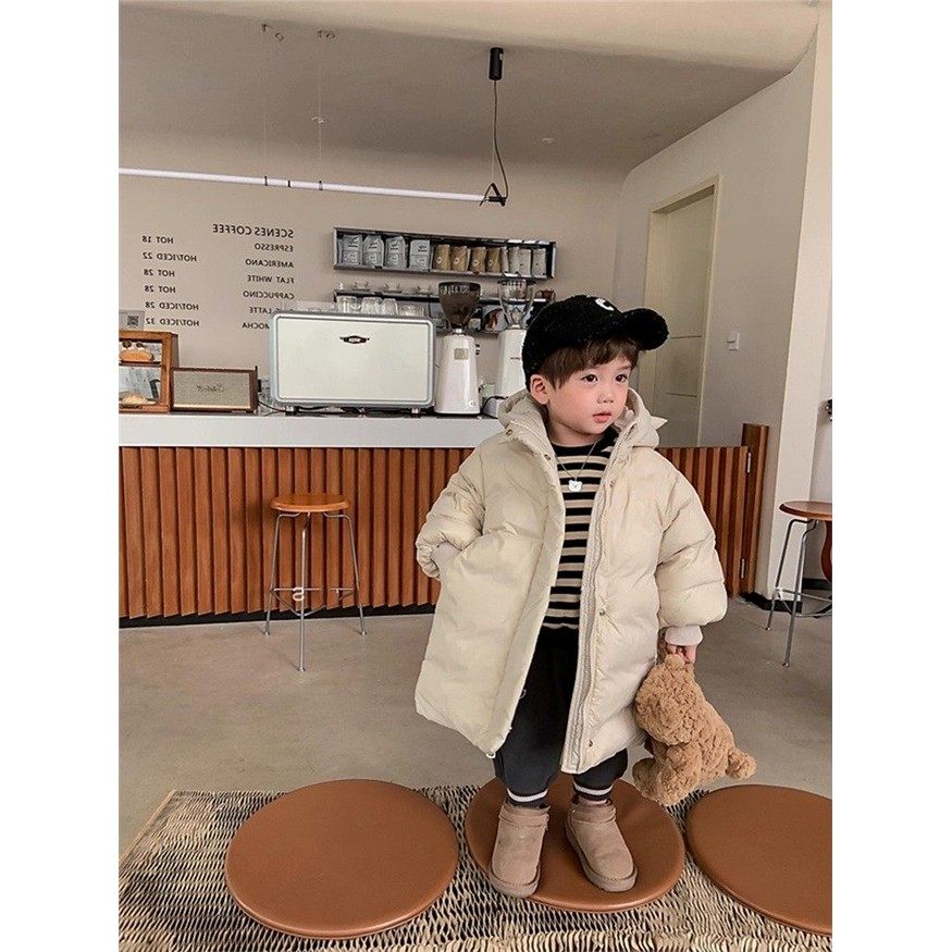 英国DHWA儿童羽绒服男童冬季宝宝中长款加厚白鸭绒保暖棉服外套,淘宝优惠券,粉丝福利购,淘宝优惠卷