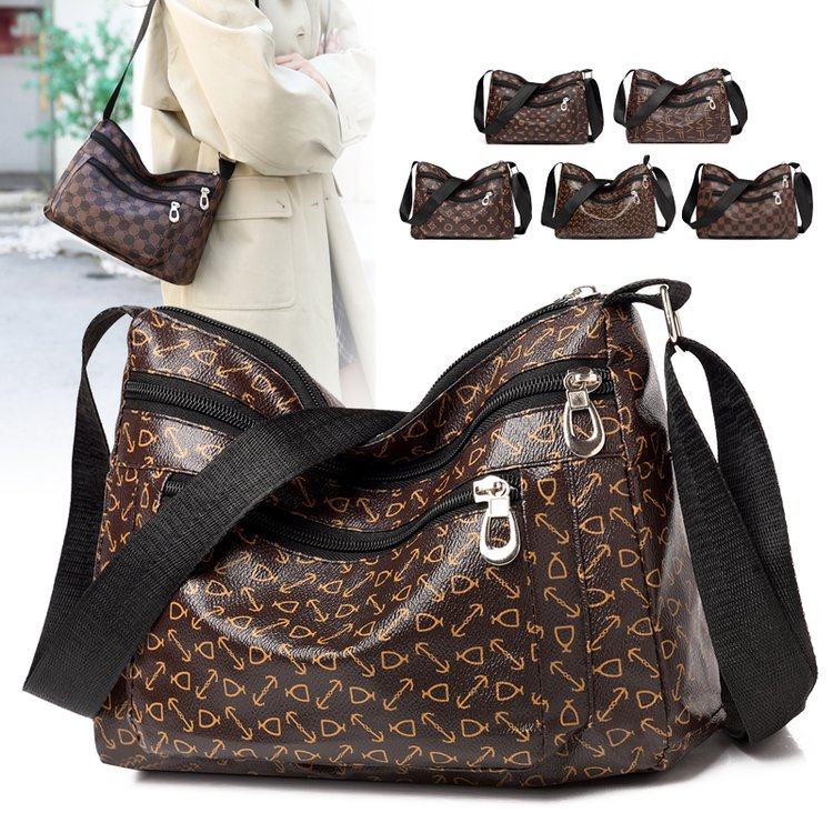 斜挎包婆婆包中年女士妈妈包羊皮质感软皮女包百搭时尚大容量单肩,淘宝优惠券,粉丝福利购,淘宝优惠卷