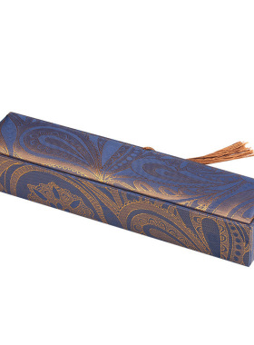 孔雀蓝车挂礼盒 金丝玉项链盒 长链盒礼品首饰包装盒手链