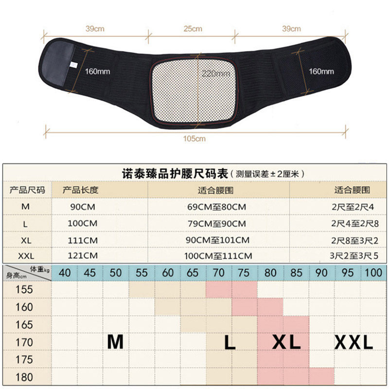 诺泰医用腰椎间盘突出腰围冬护腰带 nuotai护具（器械）